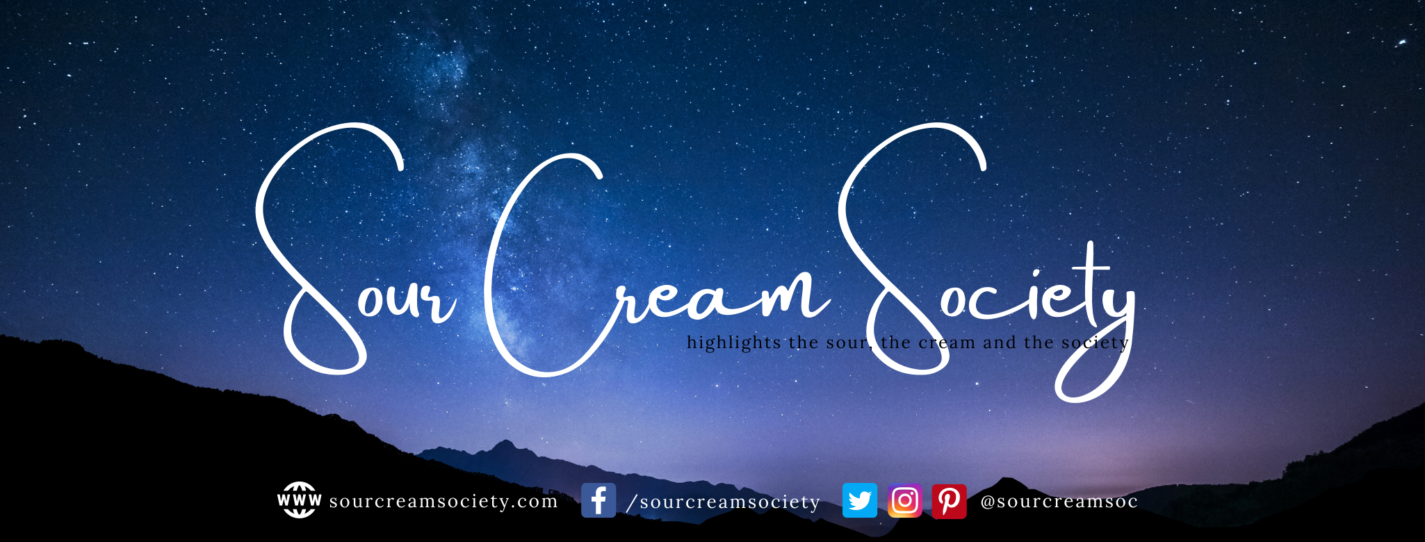 Sour Cream Society blog cover photo